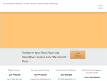 Tablet Screenshot of concreteimprint.my